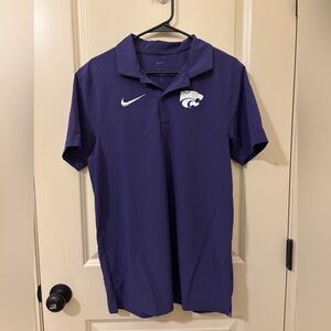K-State purple Nike polo